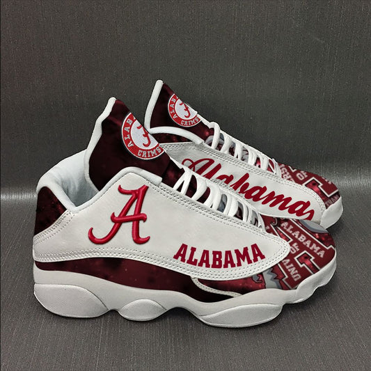 Ideafootwear Alabama Crimson Tide AJ13 Sneakers Shoes For Men And Women 7