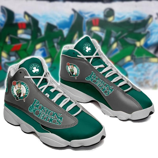 Ideafootwear Boston Celtics AJ13 Sneakers Shoes For Men And Women 3