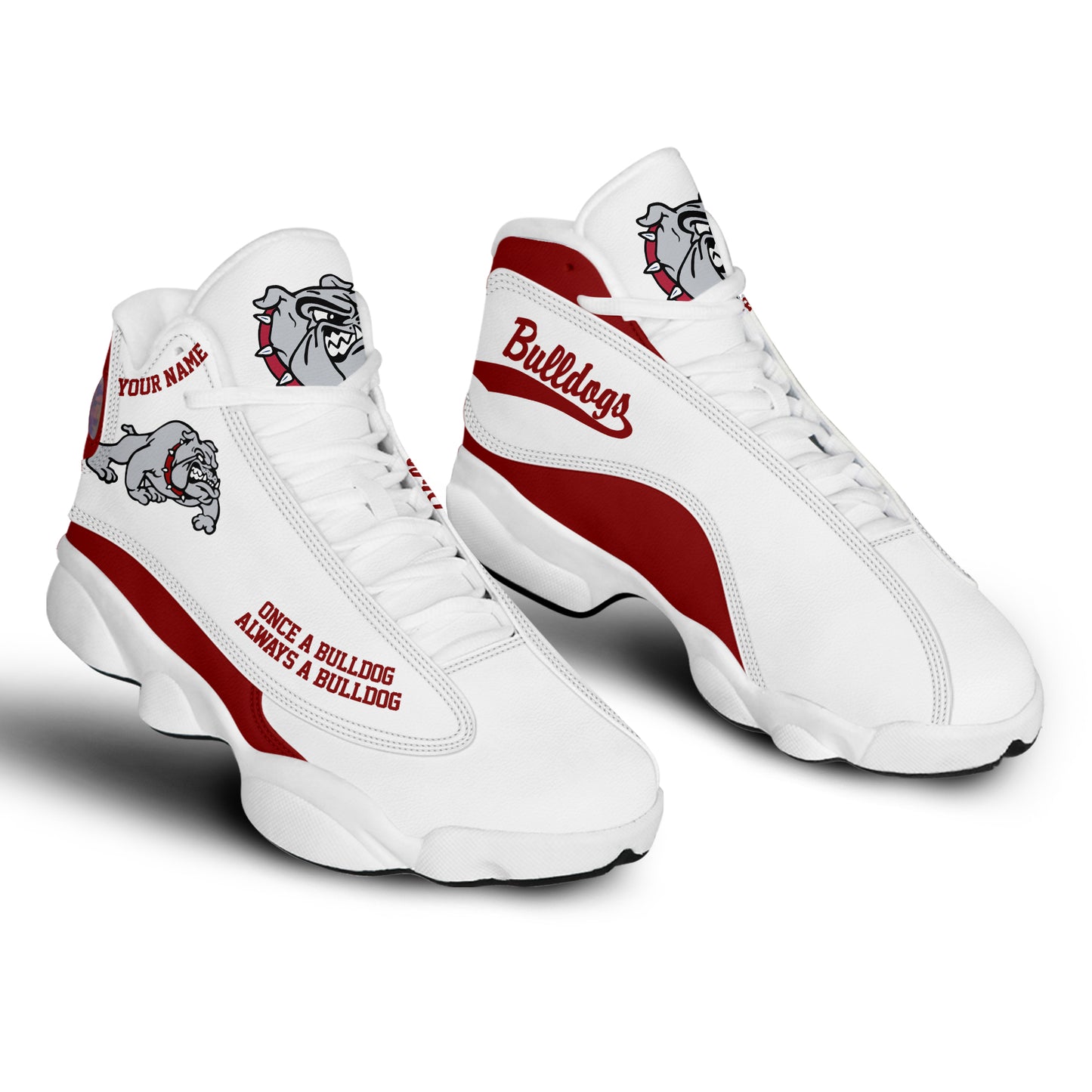 Ideafootwear  Bulldog AJ13 Sneakers Shoes For Men And Women 1