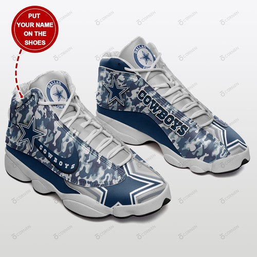 Ideafootwear Dallas Cowboys AJ13 Sneakers Shoes For Men And Women 1
