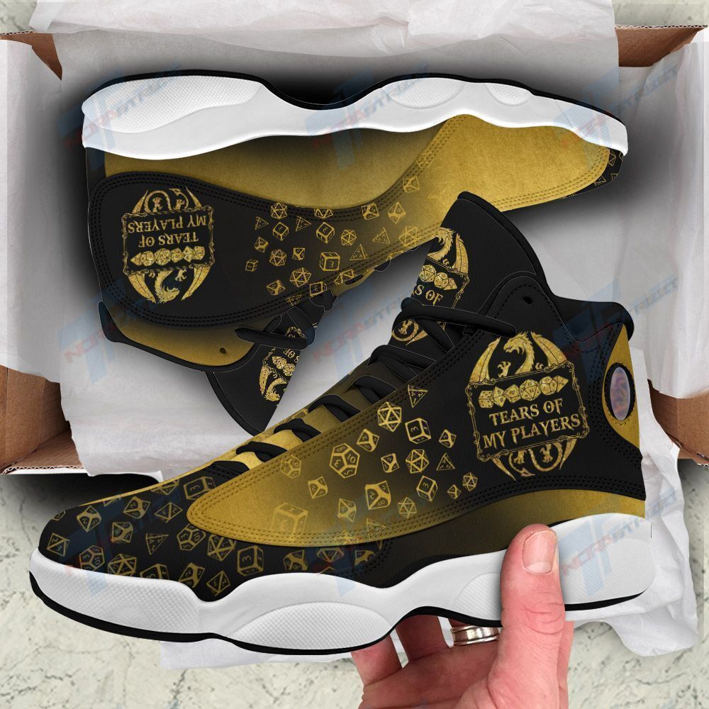 Ideafootwear Dungeon Dragon AJ13 Sneakers Shoes For Men And Women 2