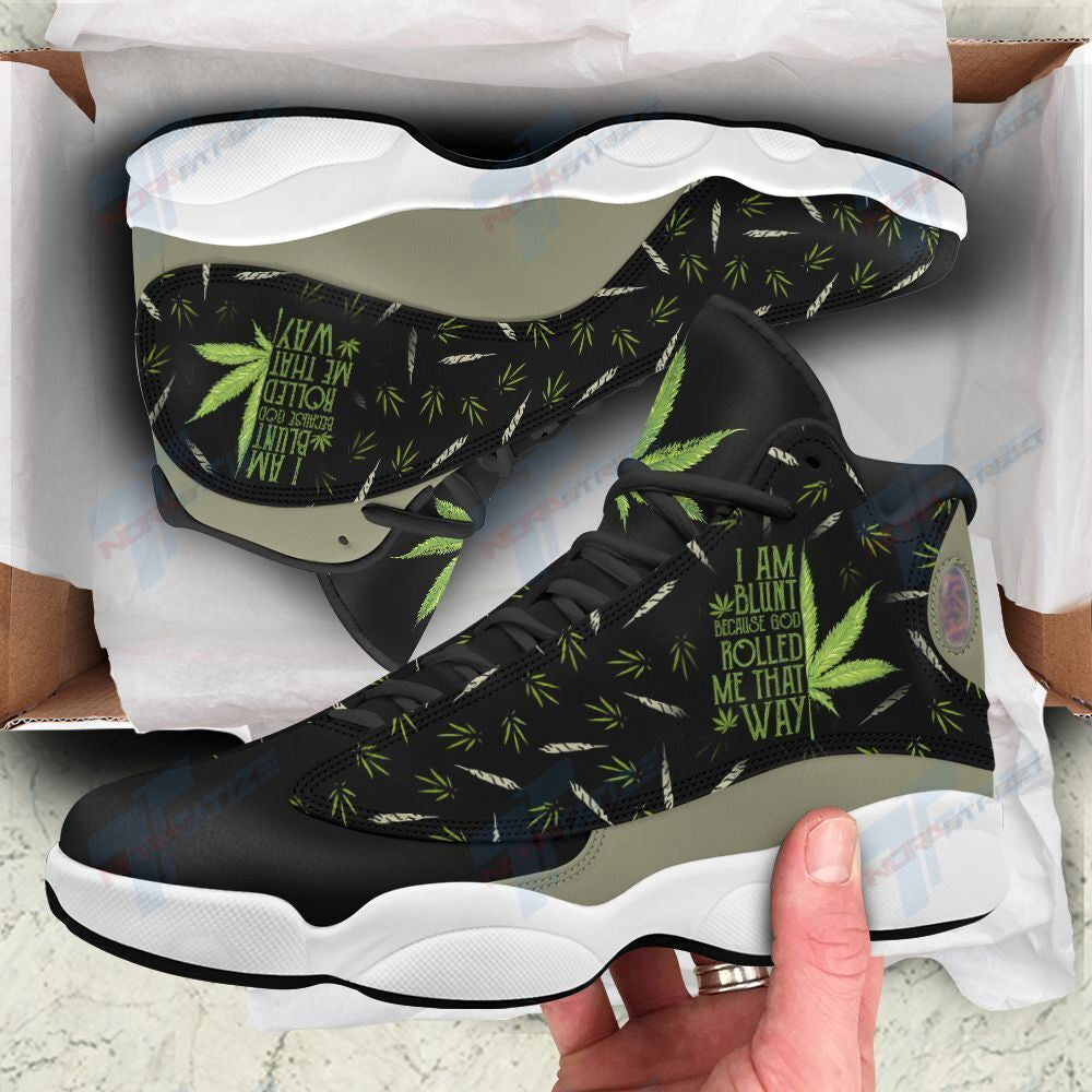 Ideafootwear Im Blunt Because God Rolled Me That Way AJ13 Sneakers Shoes For Men And Women 1