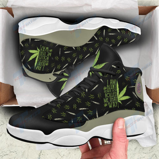Ideafootwear Im Blunt Because God Rolled Me That Way AJ13 Sneakers Shoes For Men And Women 1