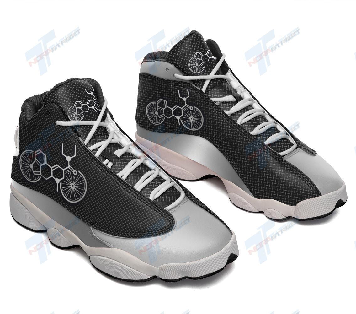 Ideafootwear Lsd Bicycle Silver Metal AJ13 Sneakers Shoes For Men And Women 1