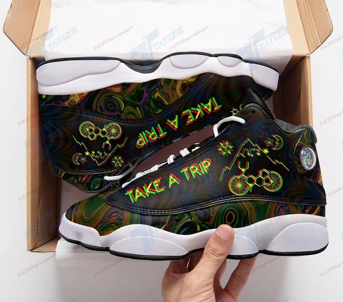 Ideafootwear Lsd Take A Trip AJ13 Sneakers Shoes For Men And Women 1