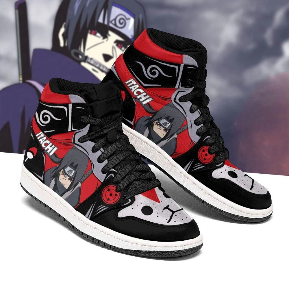 Ideafootwear Naruto AJ1 High Sneakers Shoes For Men And Women 33