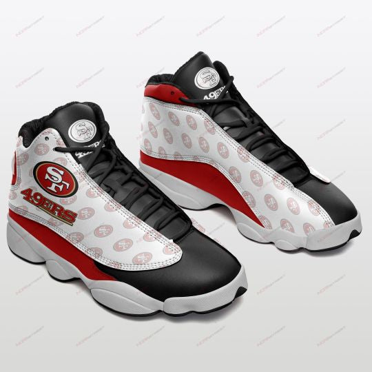 Ideafootwear San Francisco 49ers AJ13 Sneakers Shoes For Men And Women 10
