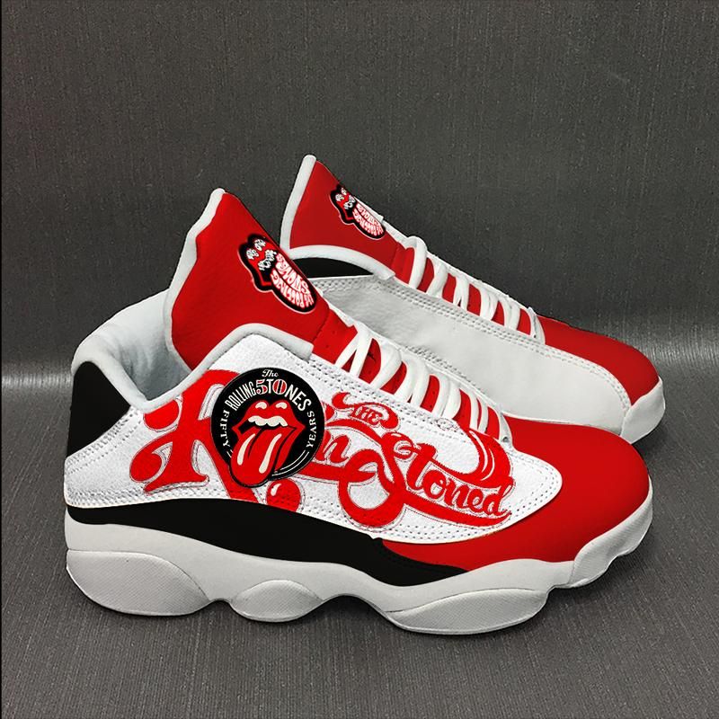 Ideafootwear The Rolling Stones AJ13 Sneakers Shoes For Men And Women 1