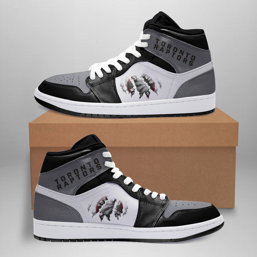 Ideafootwear Toronto Raptors AJ1 High Sneakers Shoes For Men And Women 3
