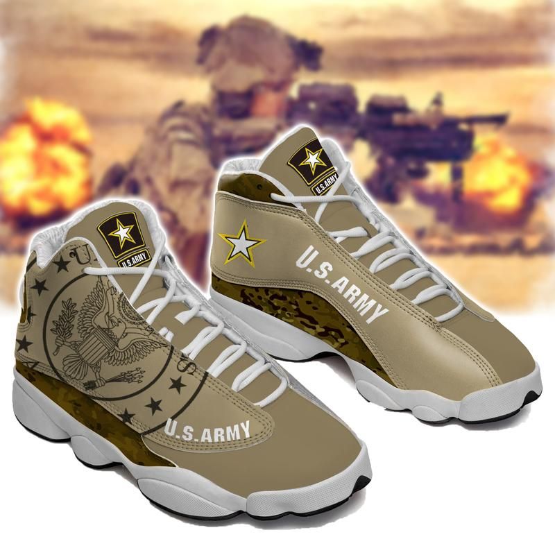 Ideafootwear Us Army AJ13 Sneakers Shoes For Men And Women 1