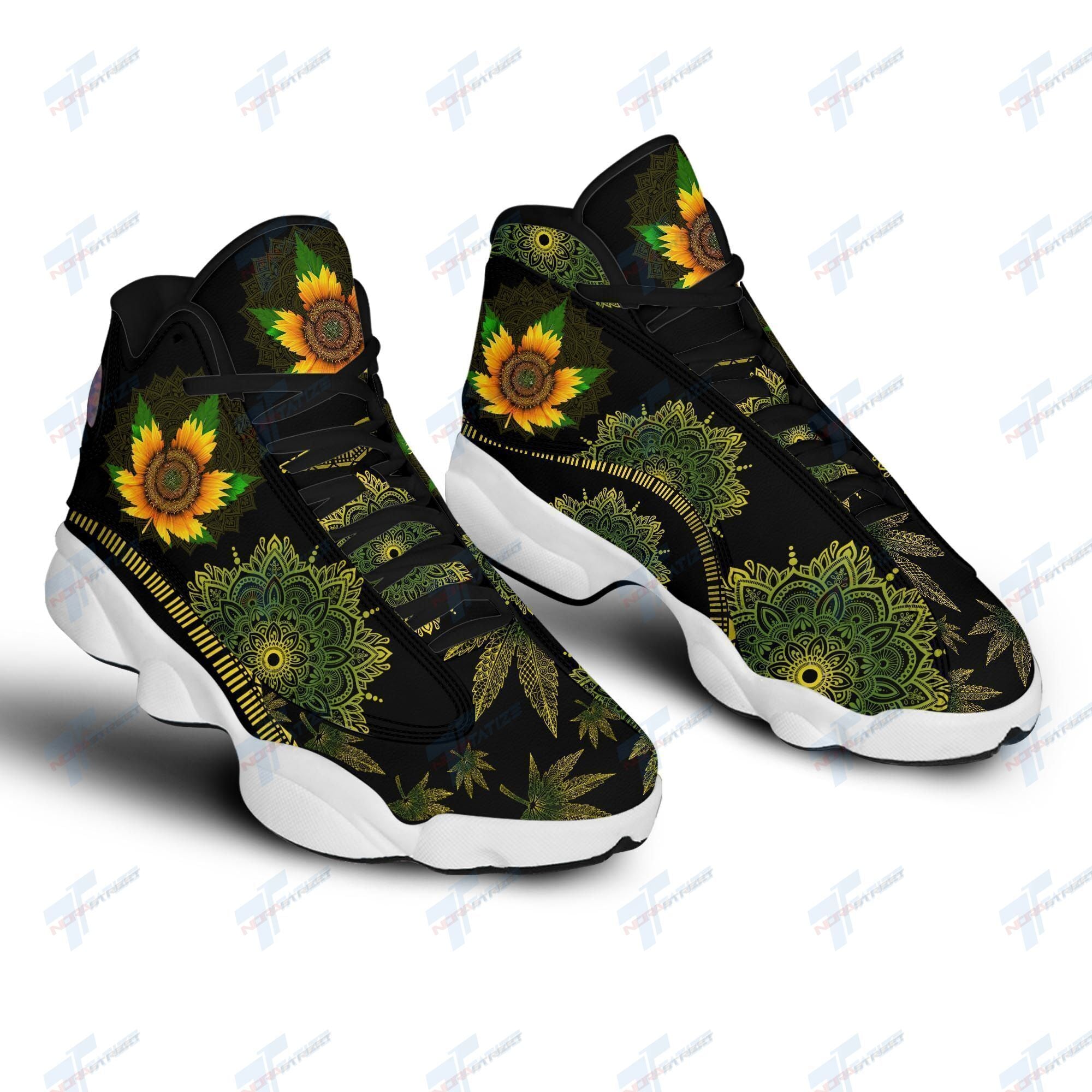 Ideafootwear Weed AJ13 Sneakers Shoes For Men And Women 10