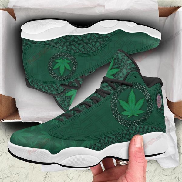 Ideafootwear Weed AJ13 Sneakers Shoes For Men And Women 9