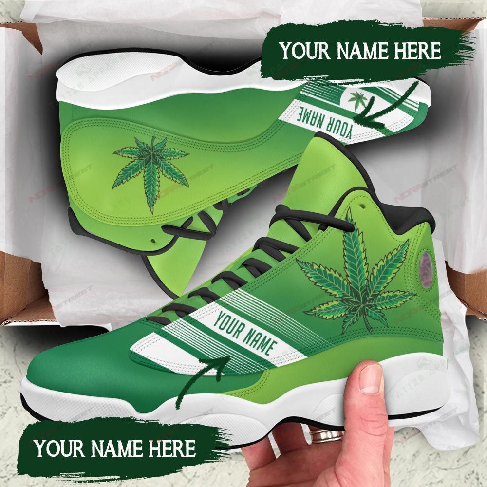 Ideafootwear Weed AJ13 Sneakers Shoes For Men And Women 6