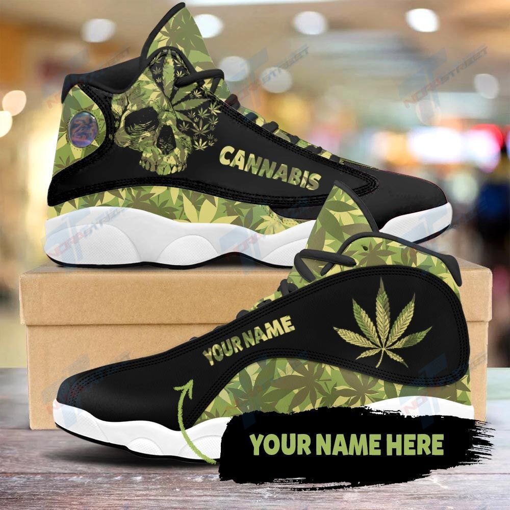 Ideafootwear Weed AJ13 Sneakers Shoes For Men And Women 2