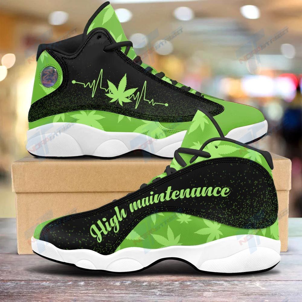 Ideafootwear Weed AJ13 Sneakers Shoes For Men And Women 14