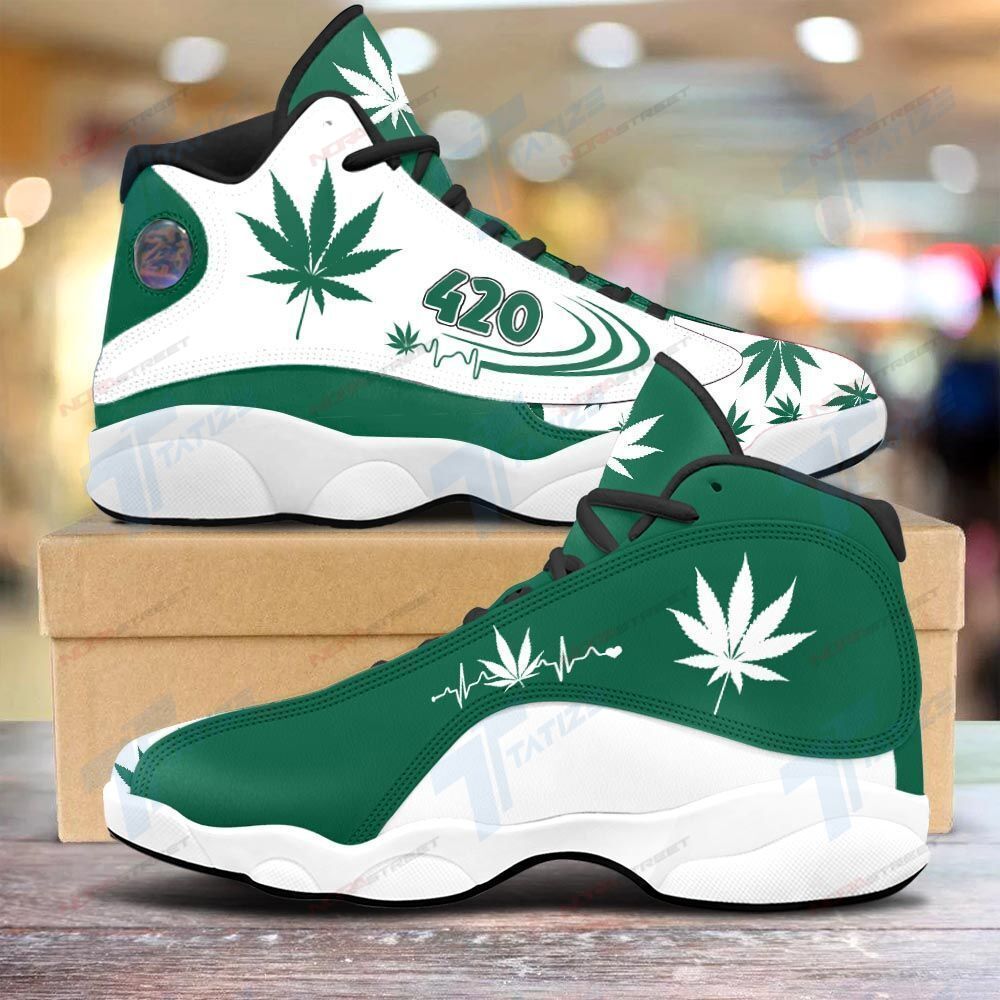 Ideafootwear Weed AJ13 Sneakers Shoes For Men And Women 20