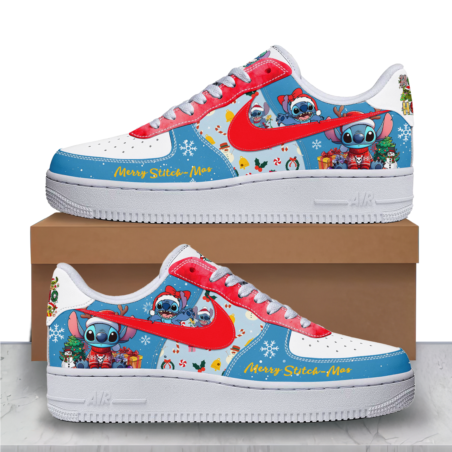 Ideafootwear Jason Voorhees x Halloween Air Low-Top Sneakers Shoes For Men And Women 3