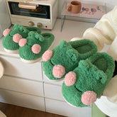 Frog Tiger Orange Slippers