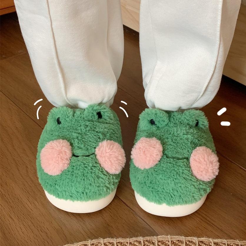 Frog Tiger Orange Slippers