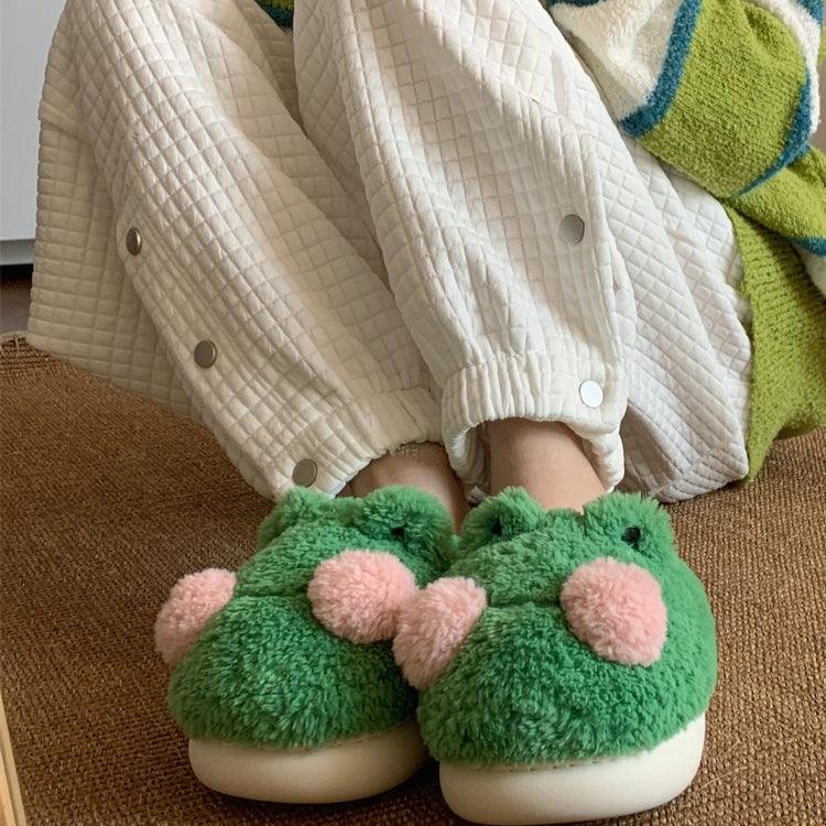 Frog Tiger Orange Slippers